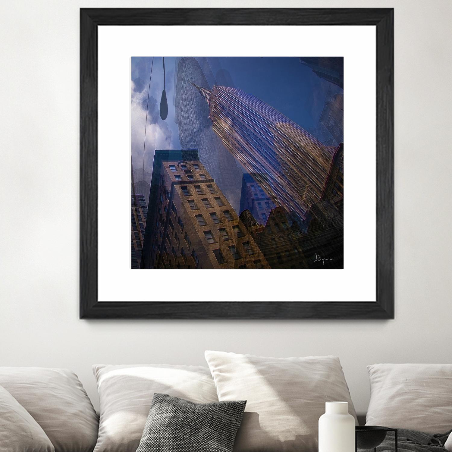 Skymanie by Jean-François Dupuis on GIANT ART - beige photography gratte ciel