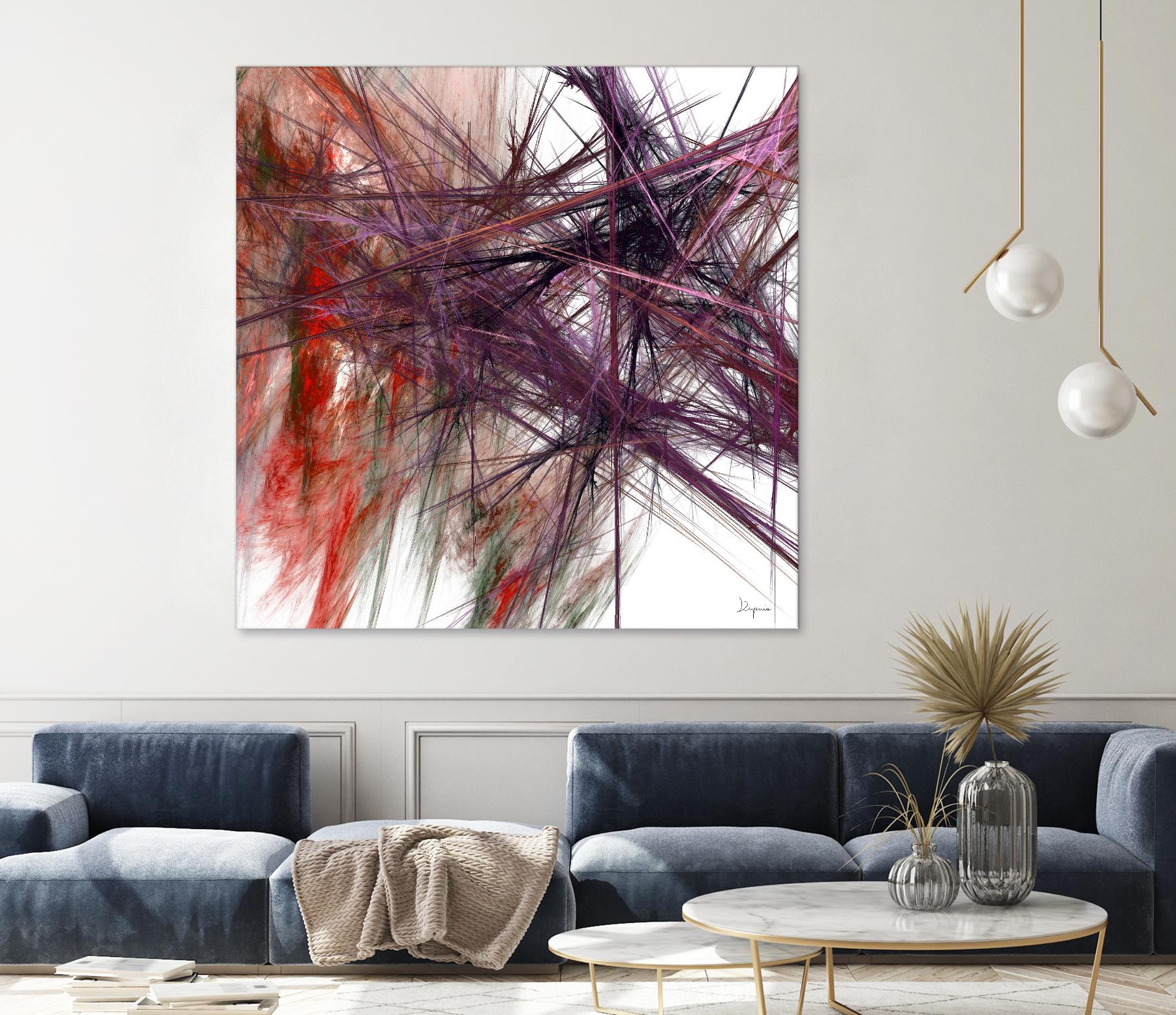 Purple Light I by Jean-François Dupuis on GIANT ART - pink abstract