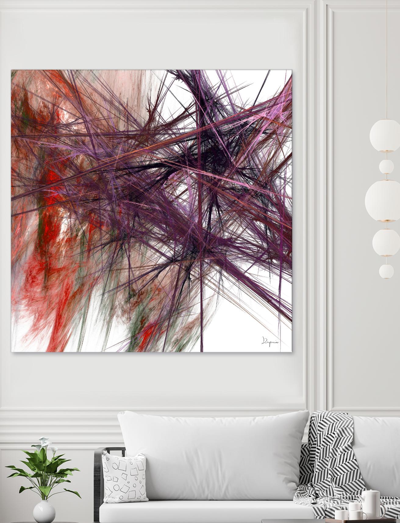 Purple Light I by Jean-François Dupuis on GIANT ART - pink abstract