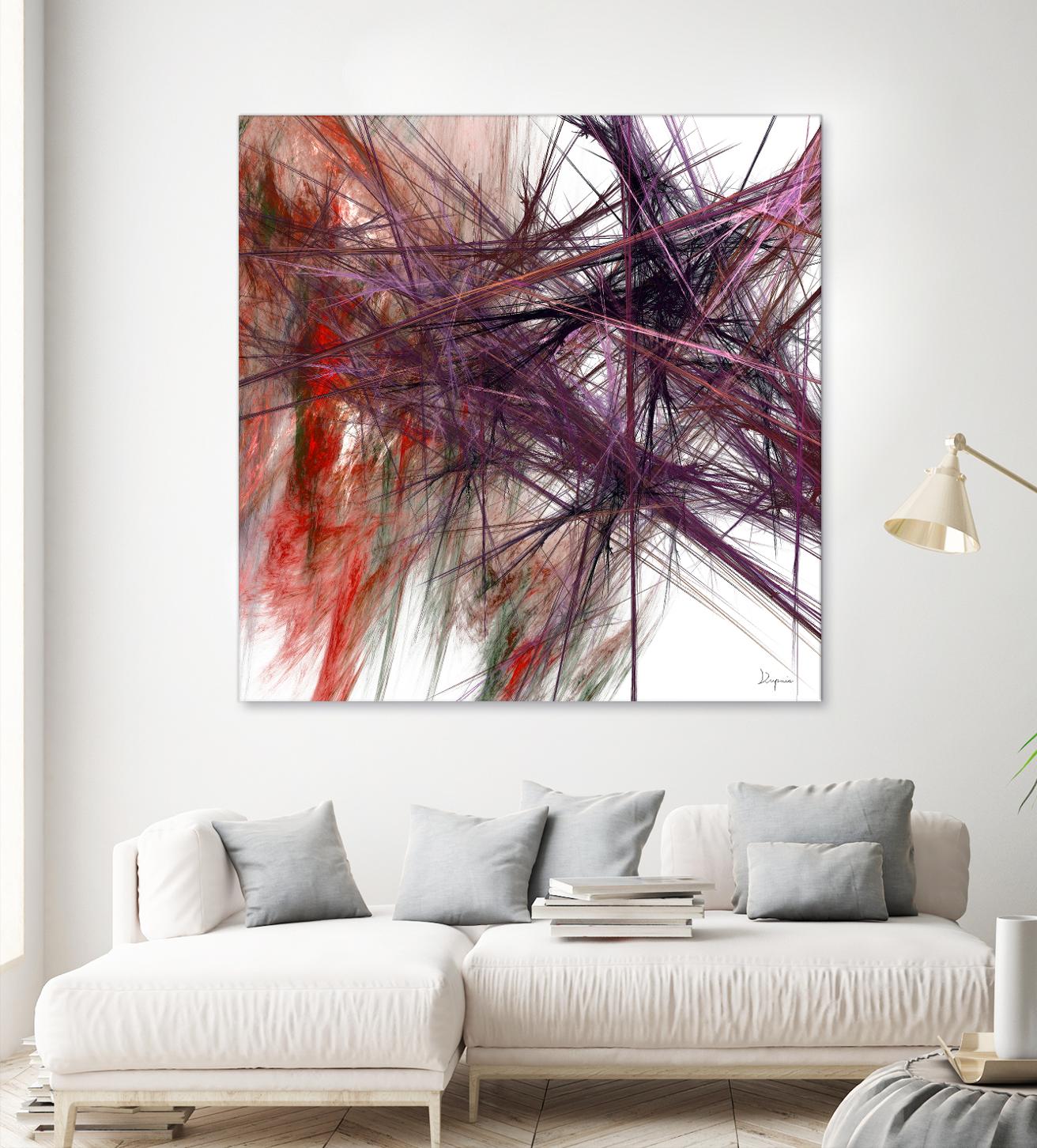 Purple Light I by Jean-François Dupuis on GIANT ART - pink abstract