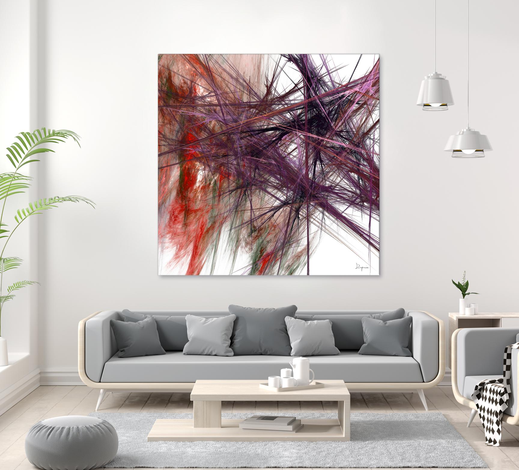 Purple Light I by Jean-François Dupuis on GIANT ART - pink abstract
