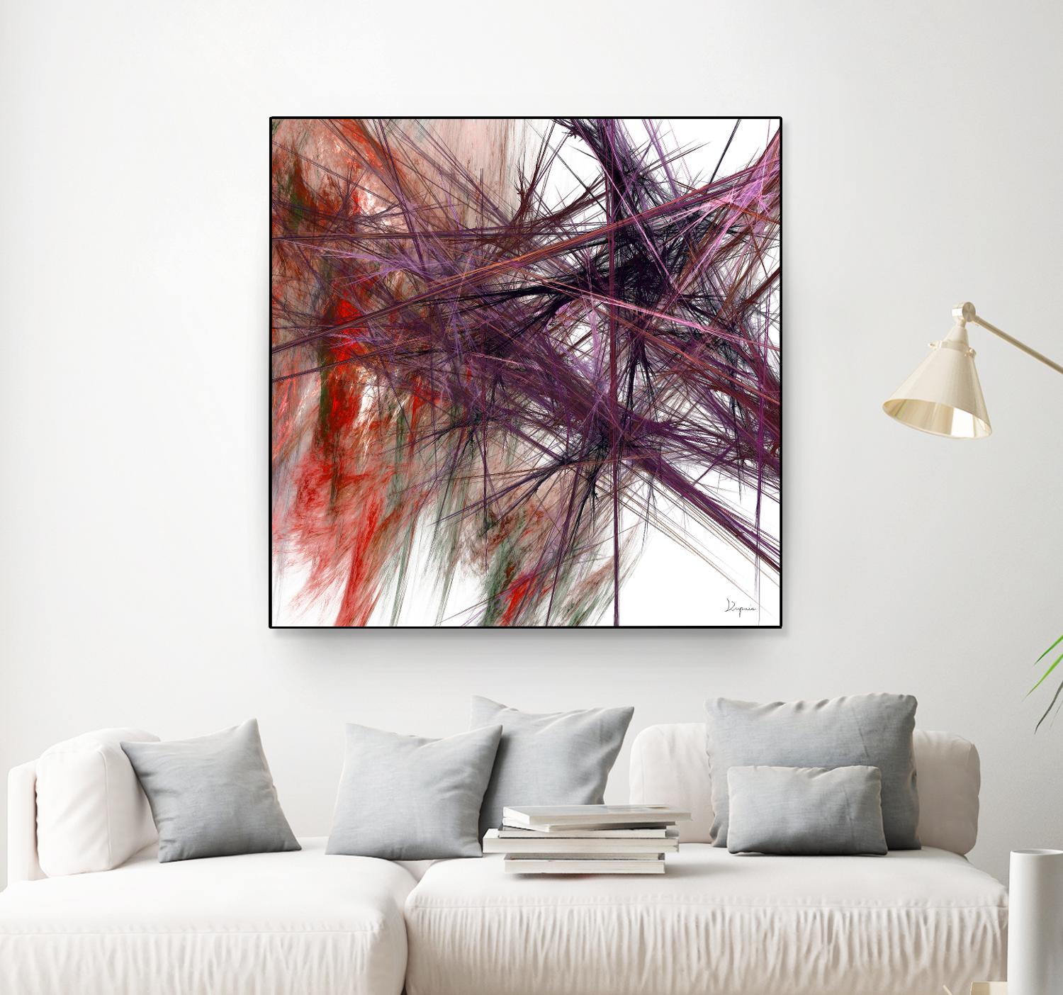 Purple Light I by Jean-François Dupuis on GIANT ART - pink abstract