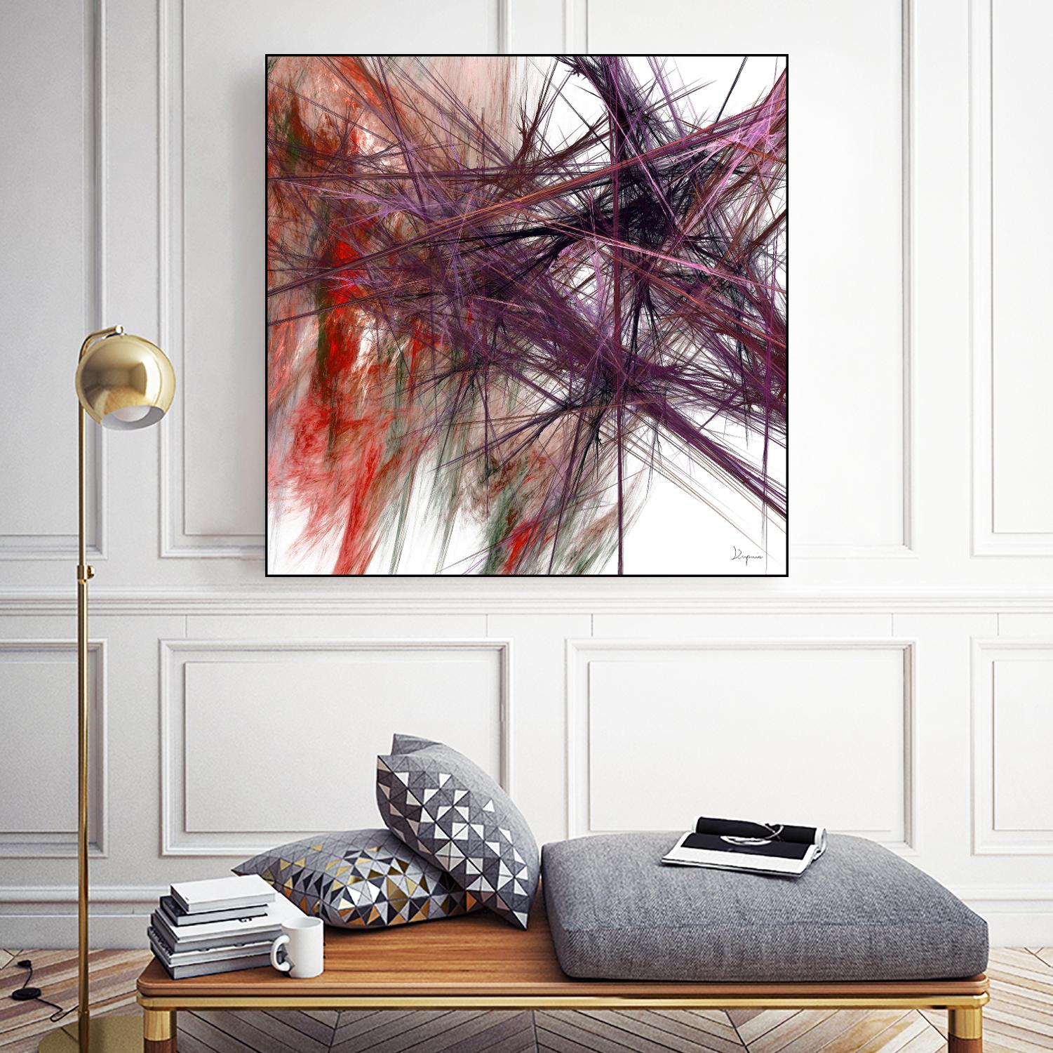 Purple Light I by Jean-François Dupuis on GIANT ART - pink abstract