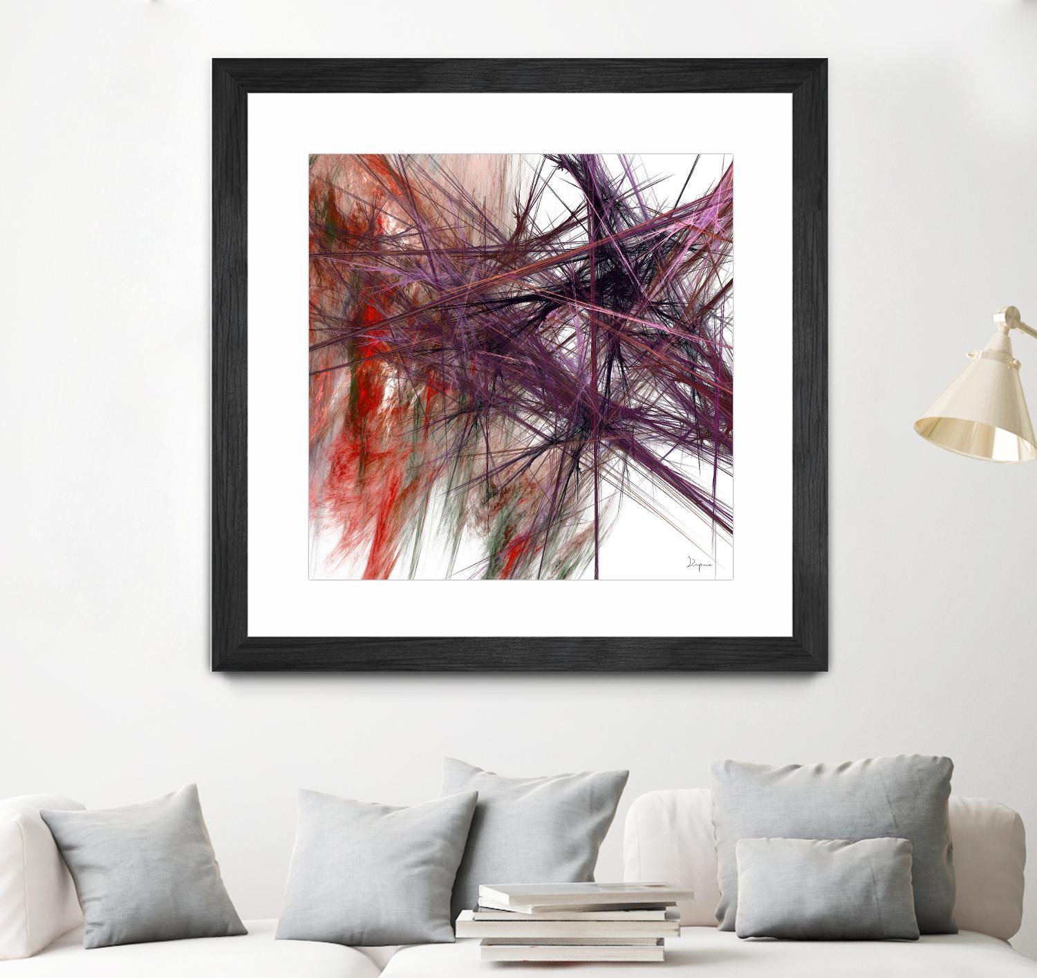 Purple Light I by Jean-François Dupuis on GIANT ART - pink abstract