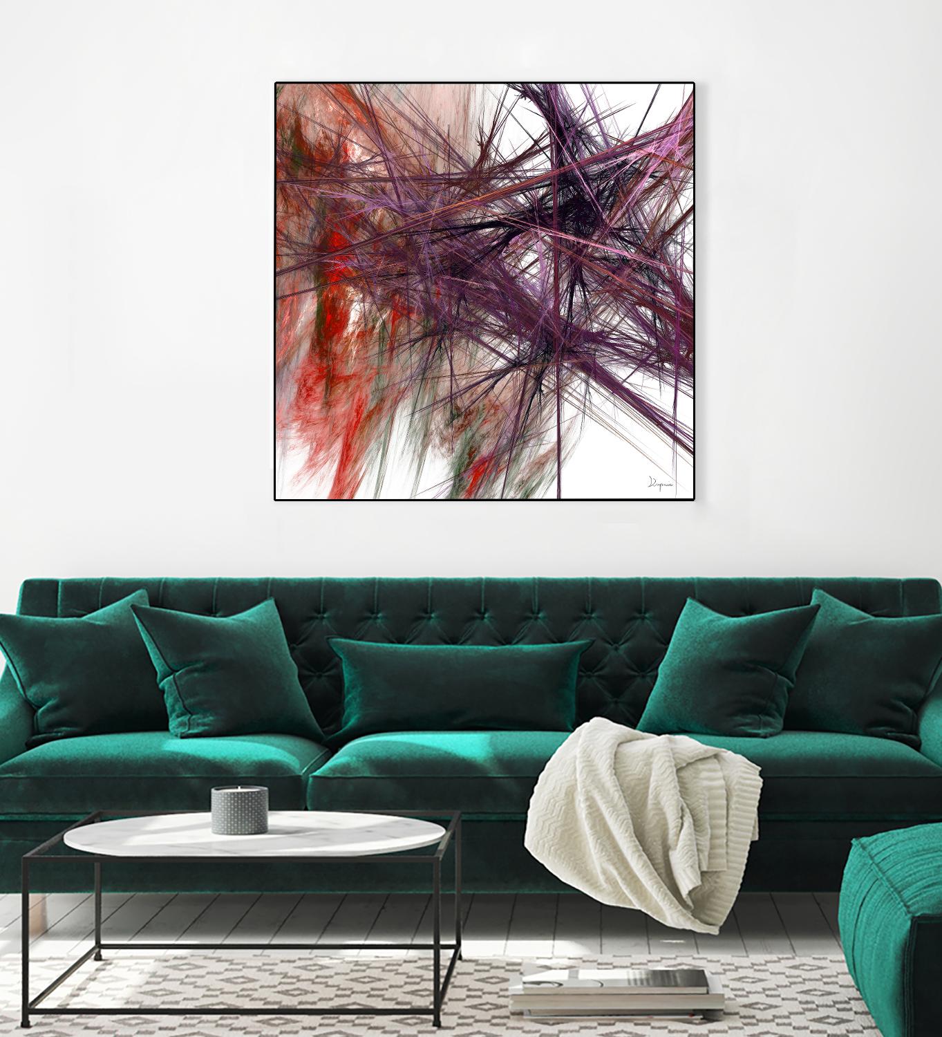 Purple Light I by Jean-François Dupuis on GIANT ART - pink abstract
