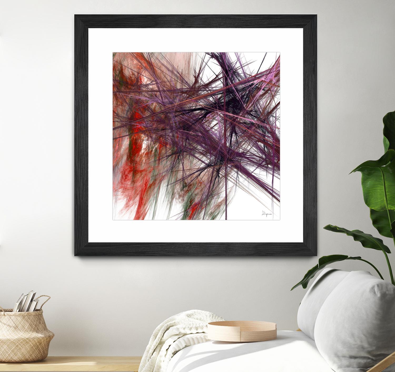 Purple Light I by Jean-François Dupuis on GIANT ART - pink abstract