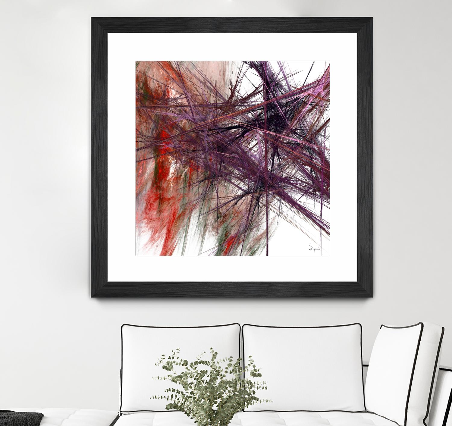 Purple Light I by Jean-François Dupuis on GIANT ART - pink abstract