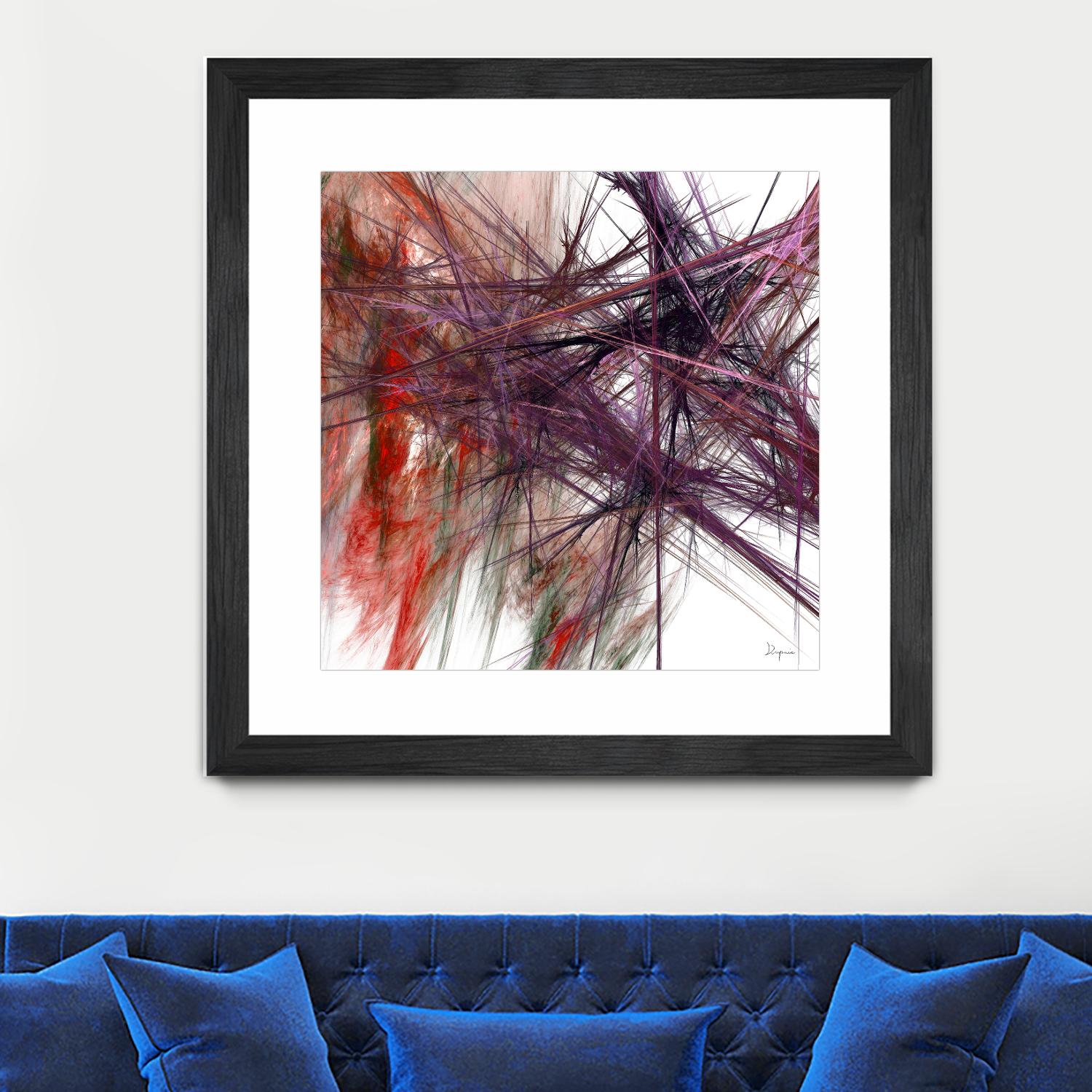 Purple Light I by Jean-François Dupuis on GIANT ART - pink abstract