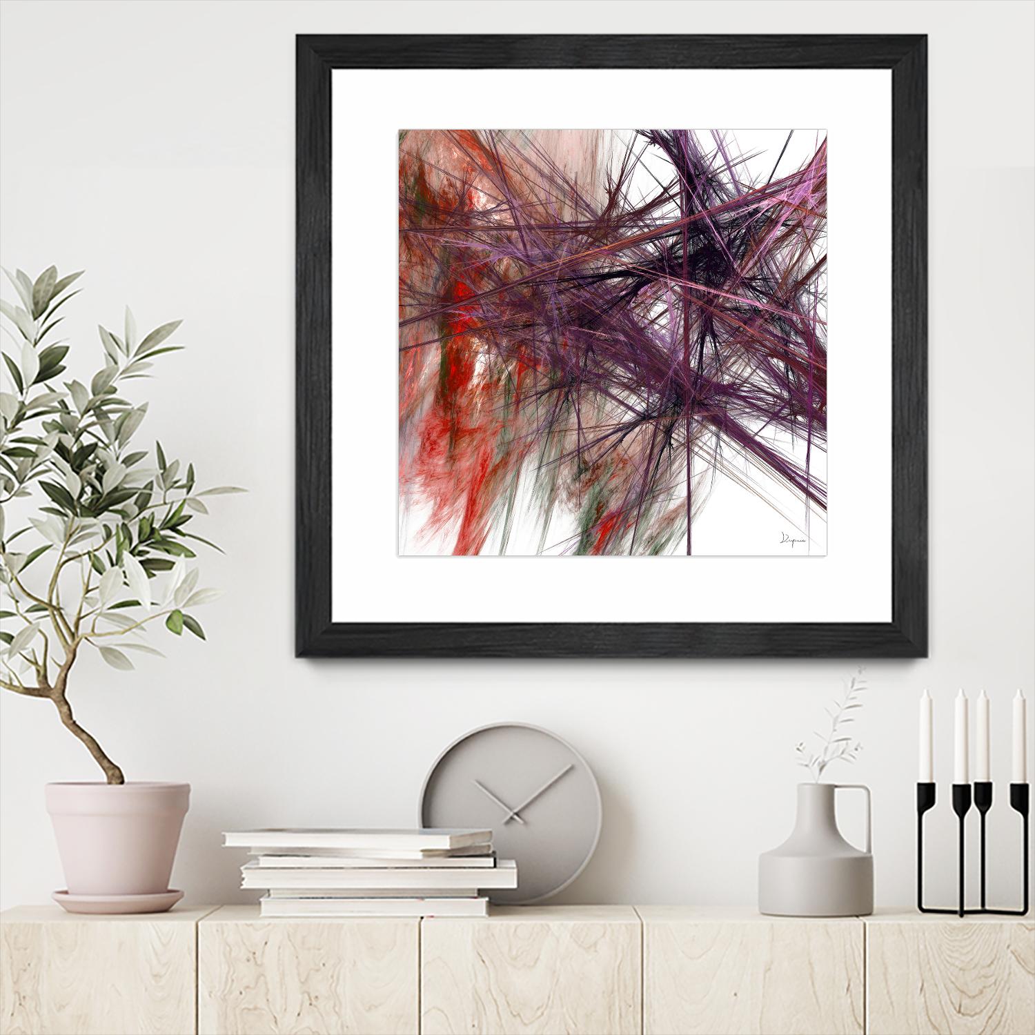 Purple Light I by Jean-François Dupuis on GIANT ART - pink abstract