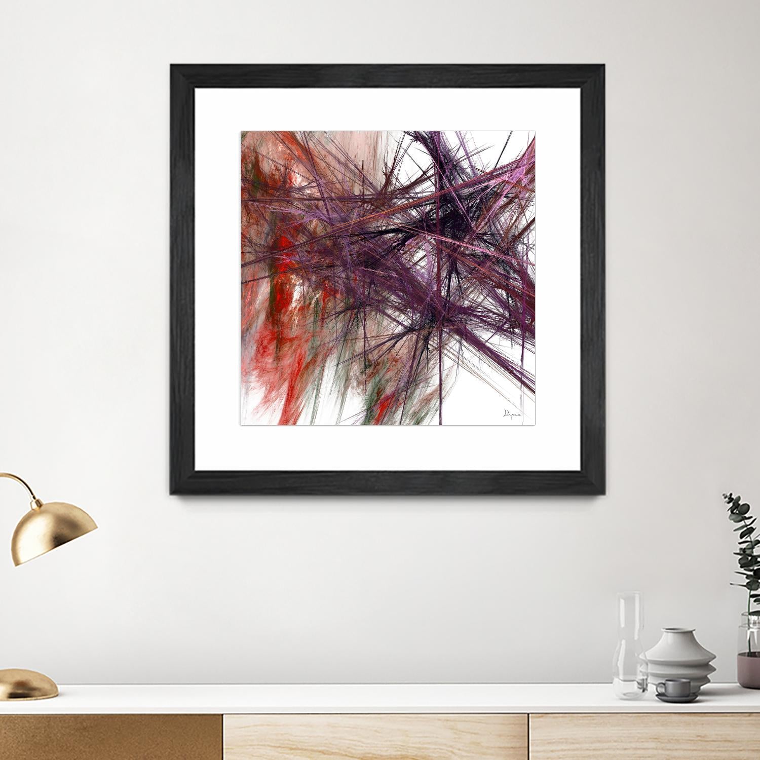 Purple Light I by Jean-François Dupuis on GIANT ART - pink abstract