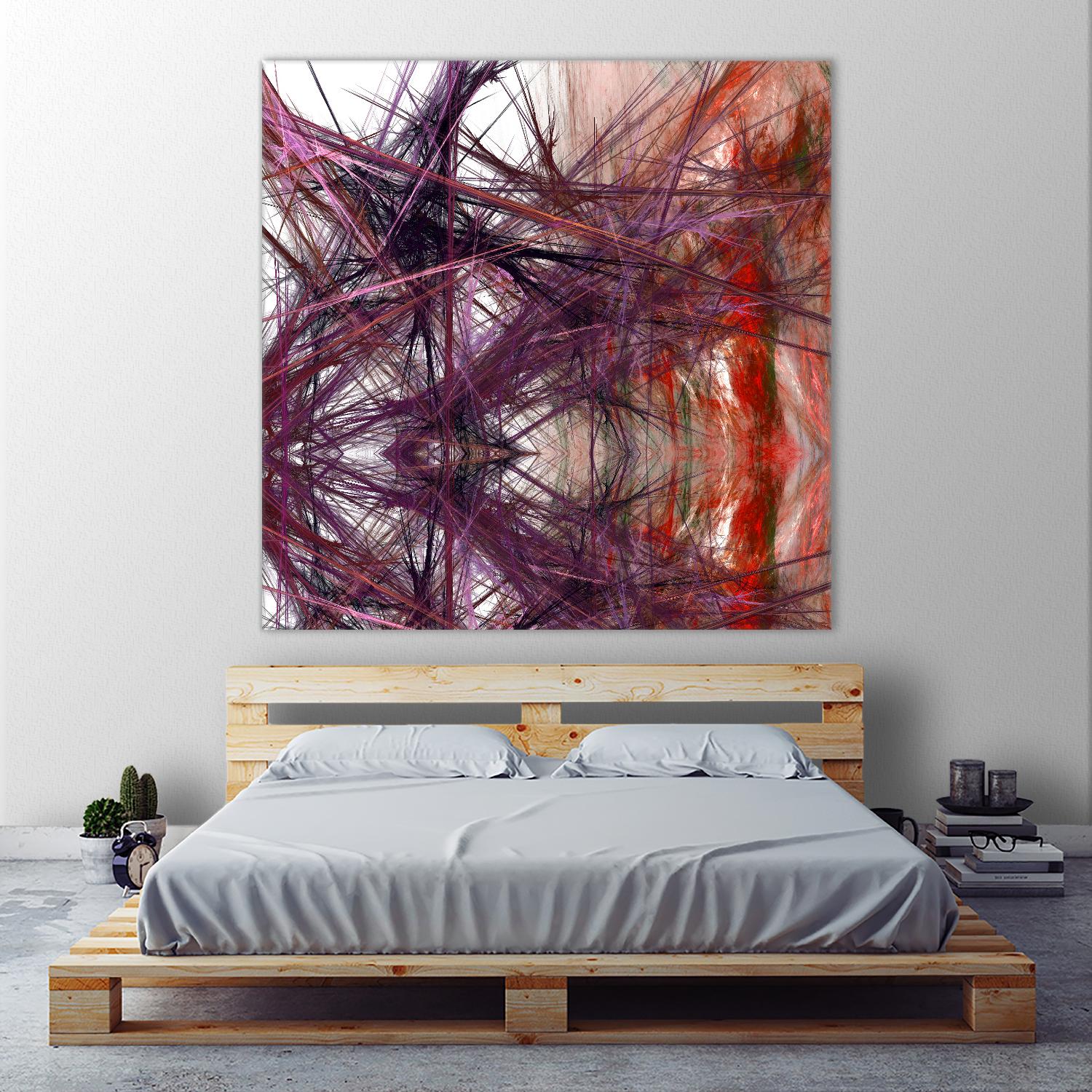 Purple Light III by Jean-François Dupuis on GIANT ART - pink abstract