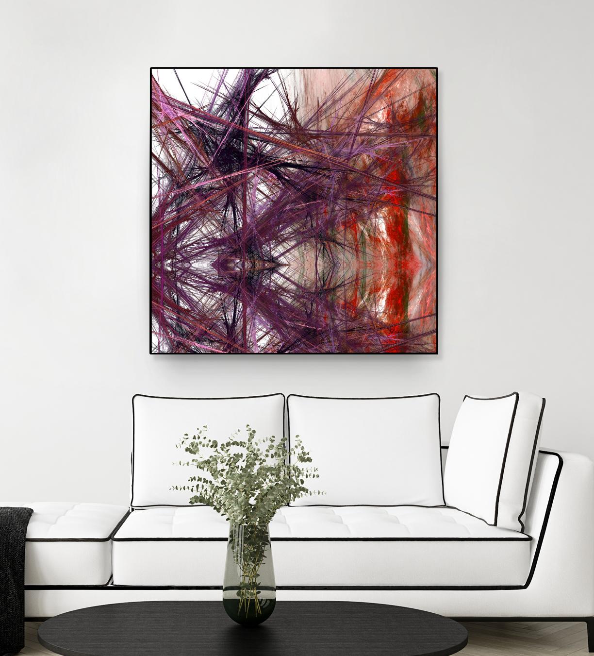 Purple Light III by Jean-François Dupuis on GIANT ART - pink abstract