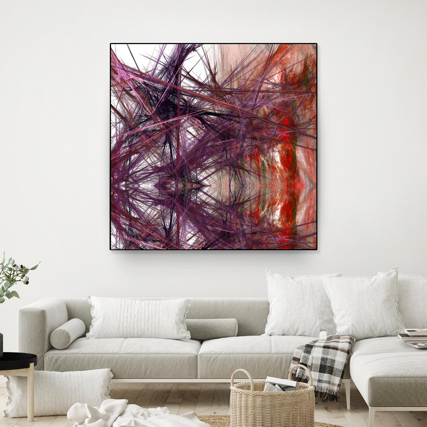 Purple Light III by Jean-François Dupuis on GIANT ART - pink abstract