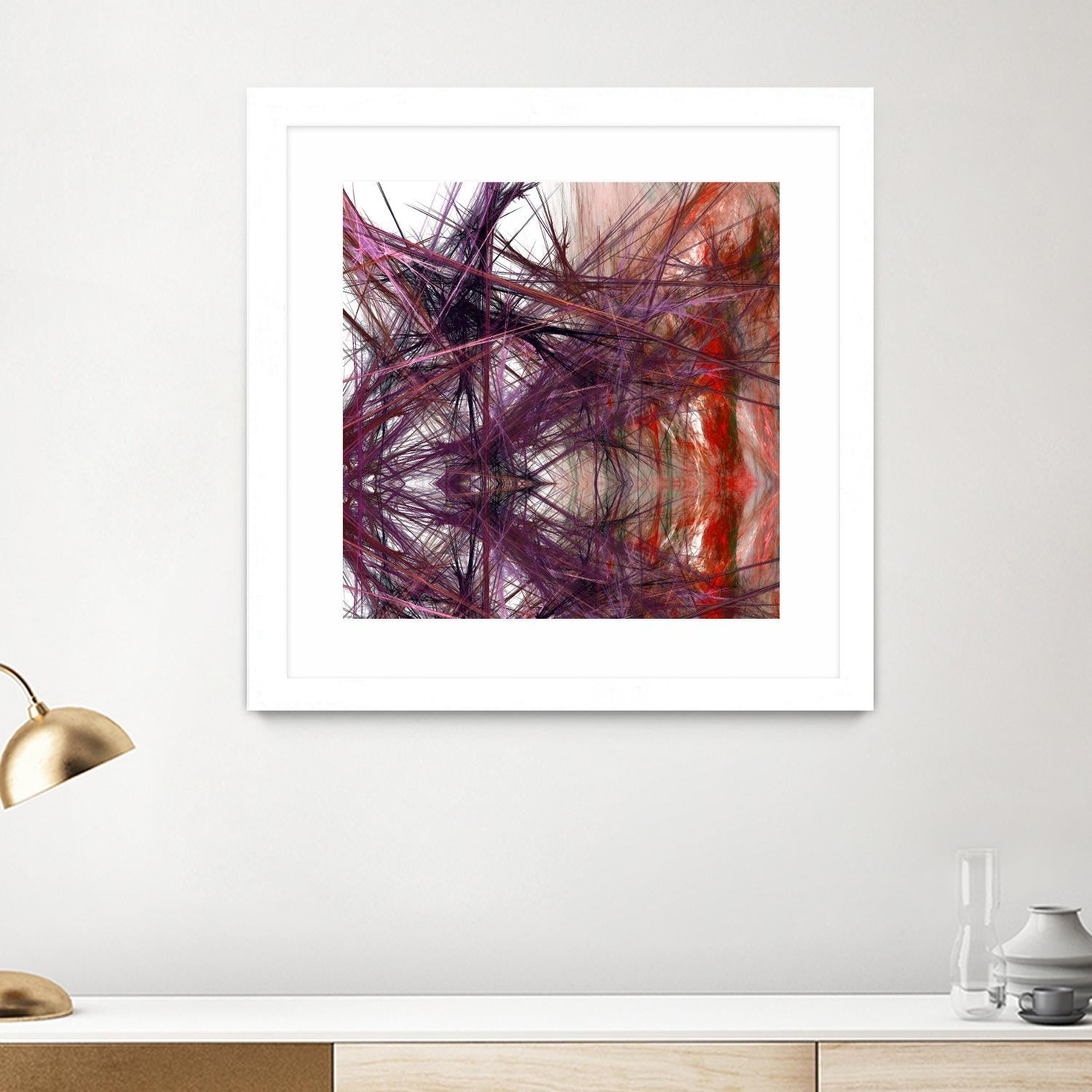 Purple Light III by Jean-François Dupuis on GIANT ART - pink abstract