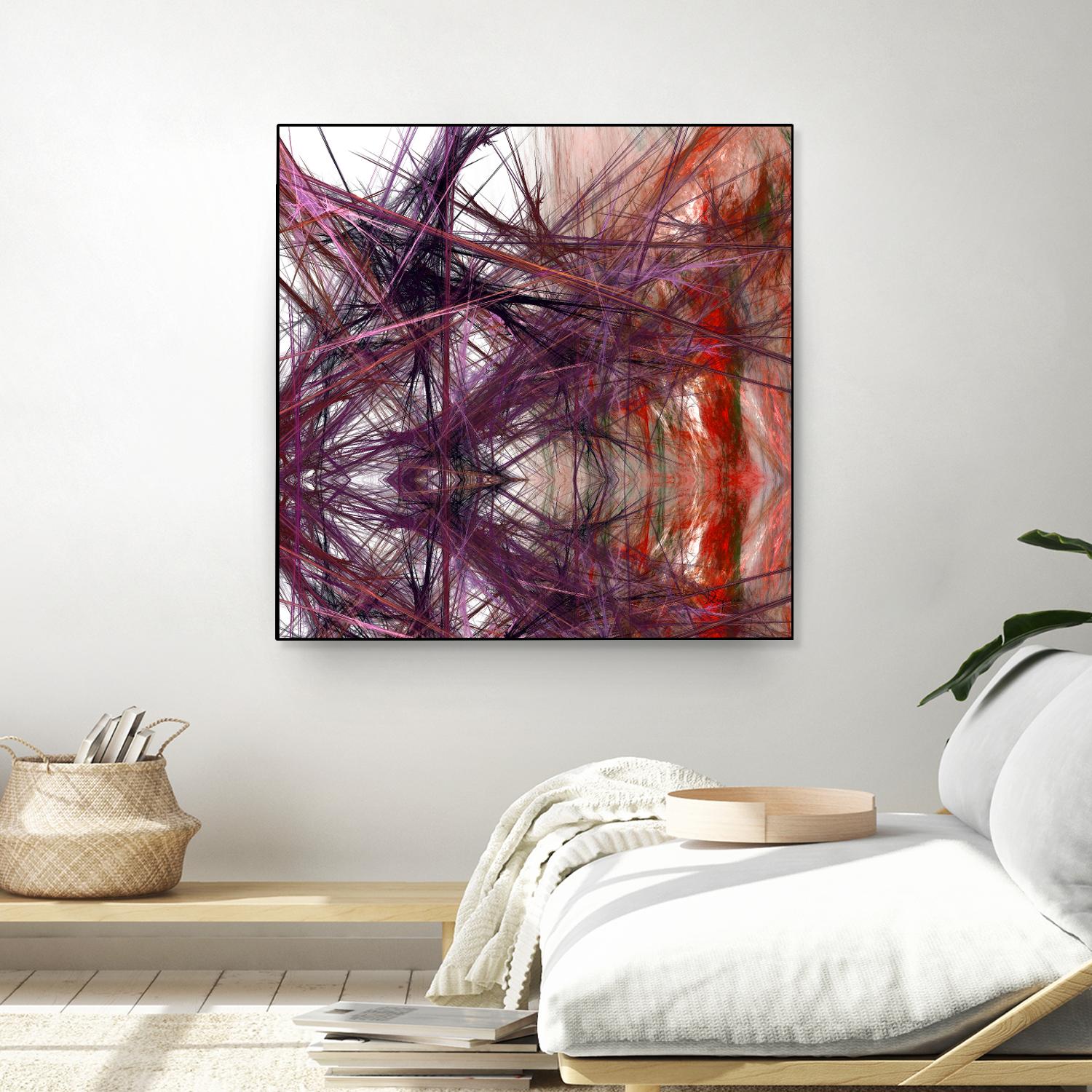Purple Light III by Jean-François Dupuis on GIANT ART - pink abstract