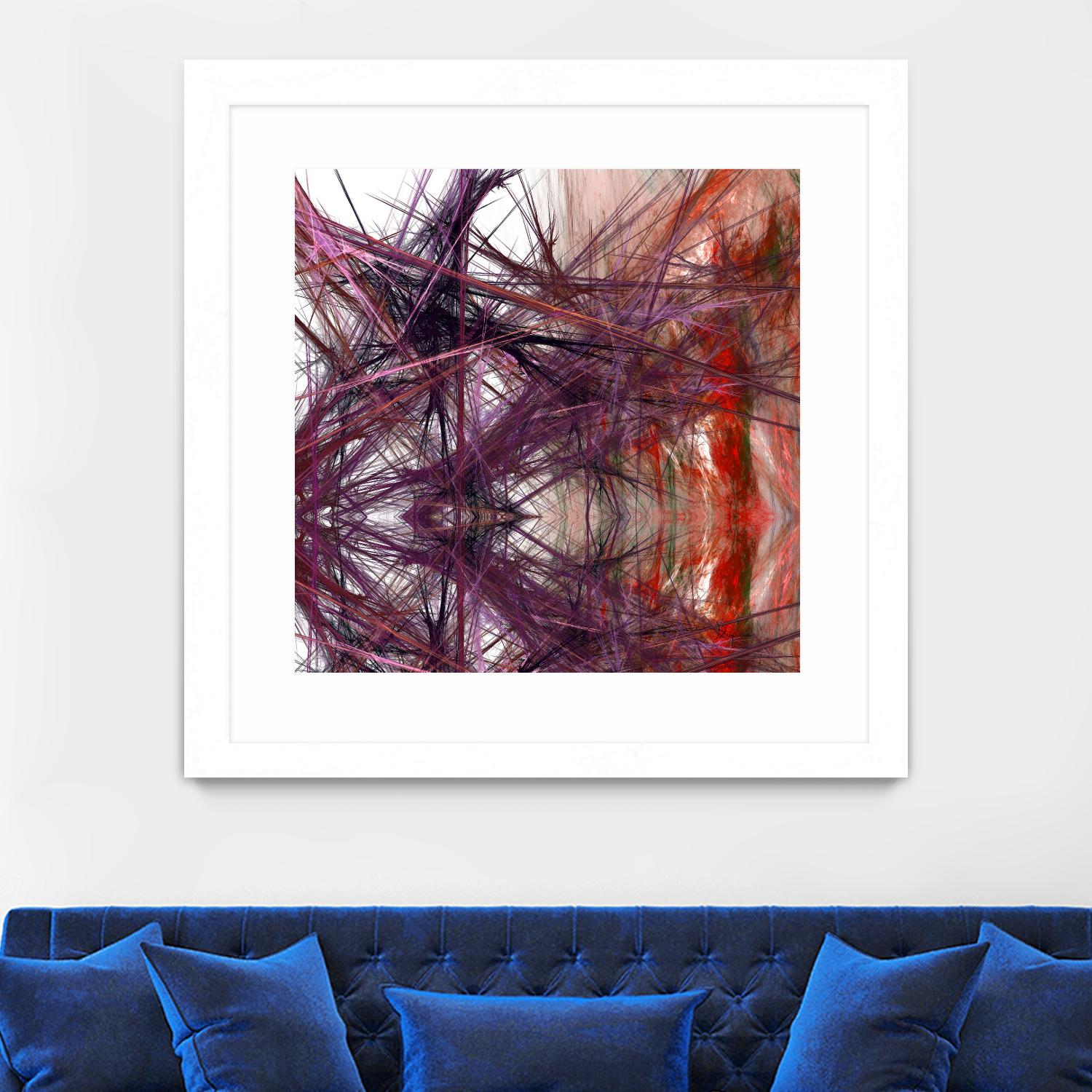 Purple Light III by Jean-François Dupuis on GIANT ART - pink abstract