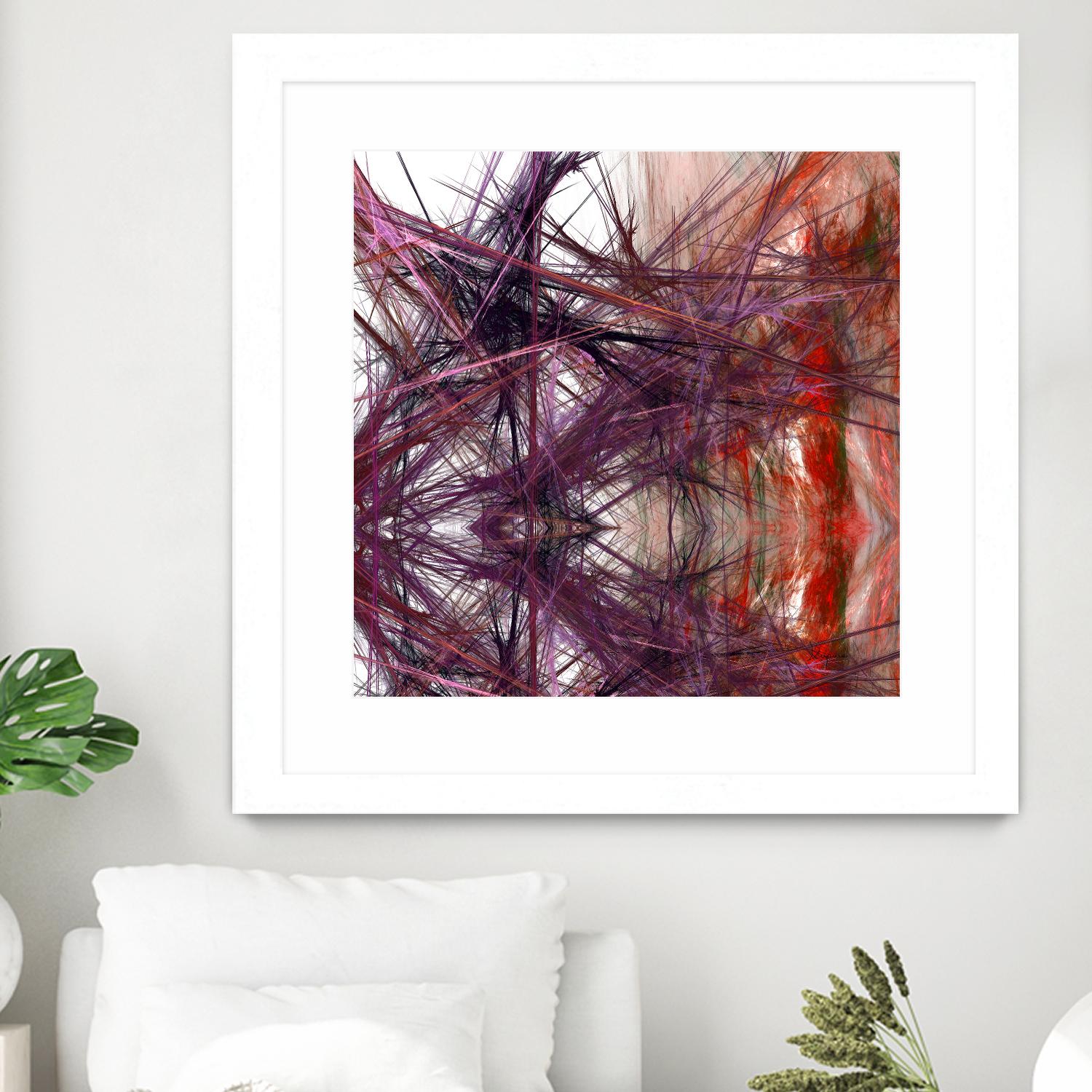 Purple Light III by Jean-François Dupuis on GIANT ART - pink abstract