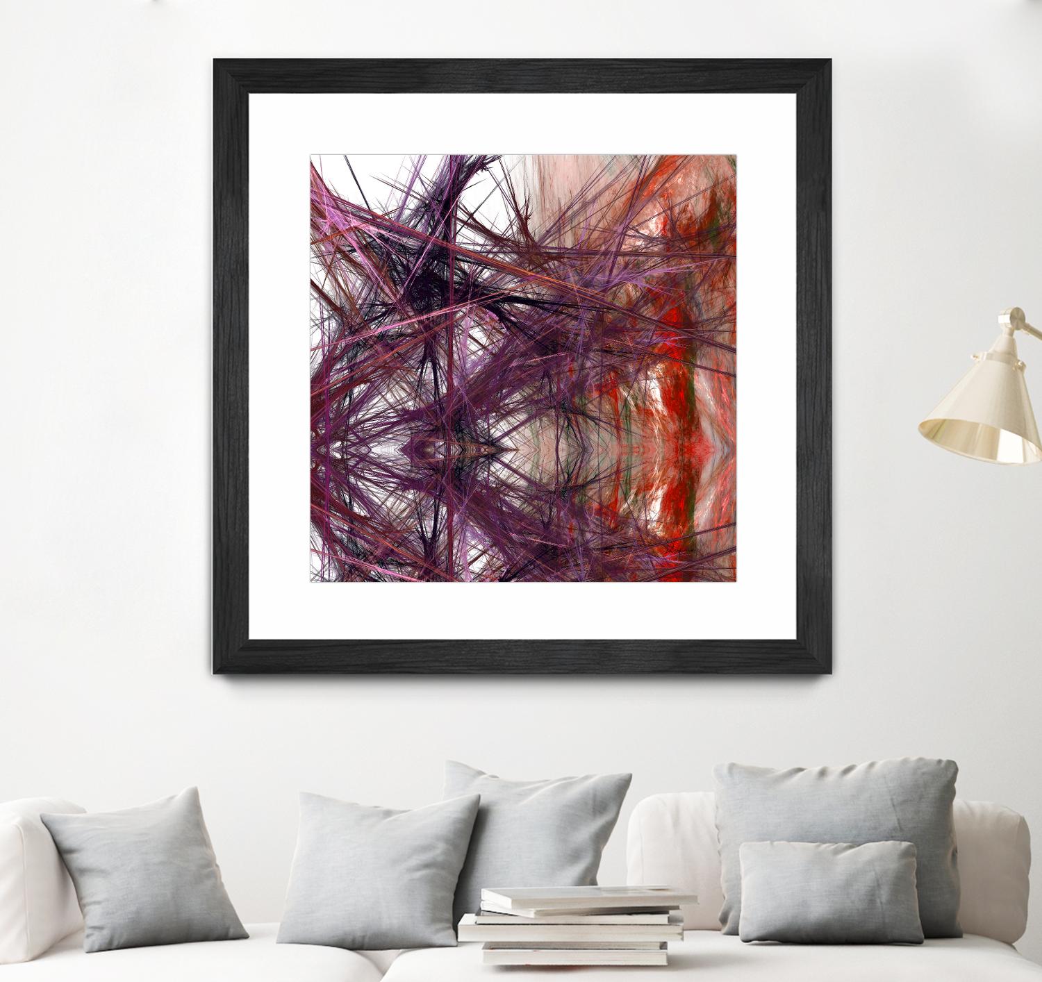 Purple Light III by Jean-François Dupuis on GIANT ART - pink abstract