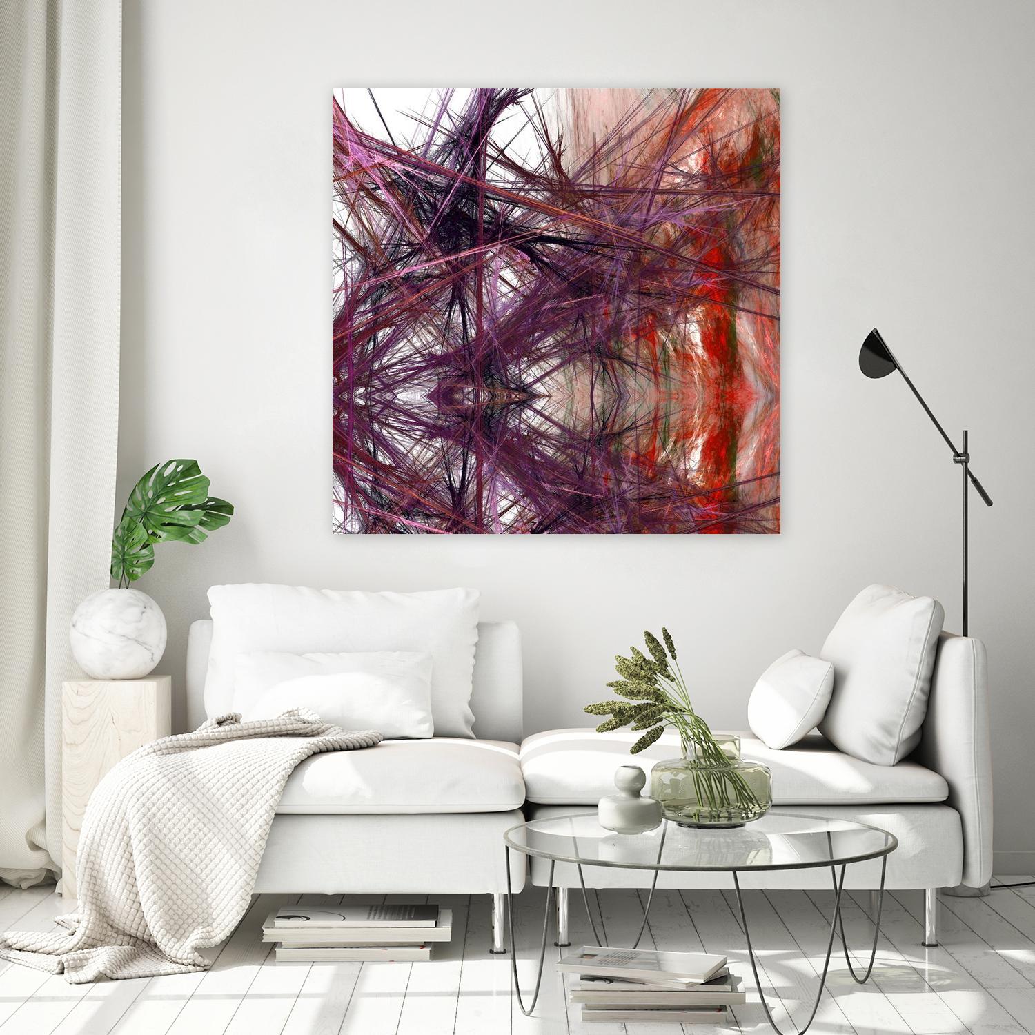 Purple Light III by Jean-François Dupuis on GIANT ART - orange digital art canadien