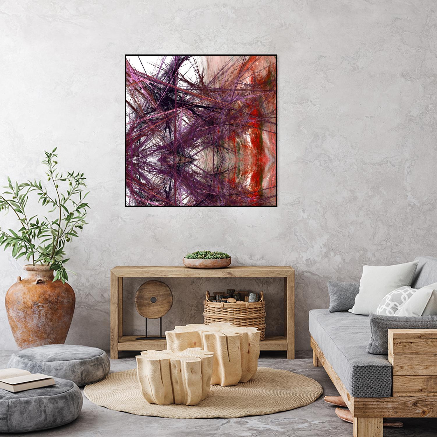 Purple Light III by Jean-François Dupuis on GIANT ART - pink abstract