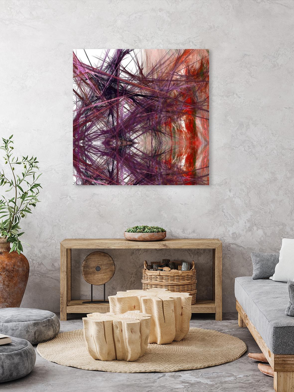 Purple Light III by Jean-François Dupuis on GIANT ART - orange digital art canadien