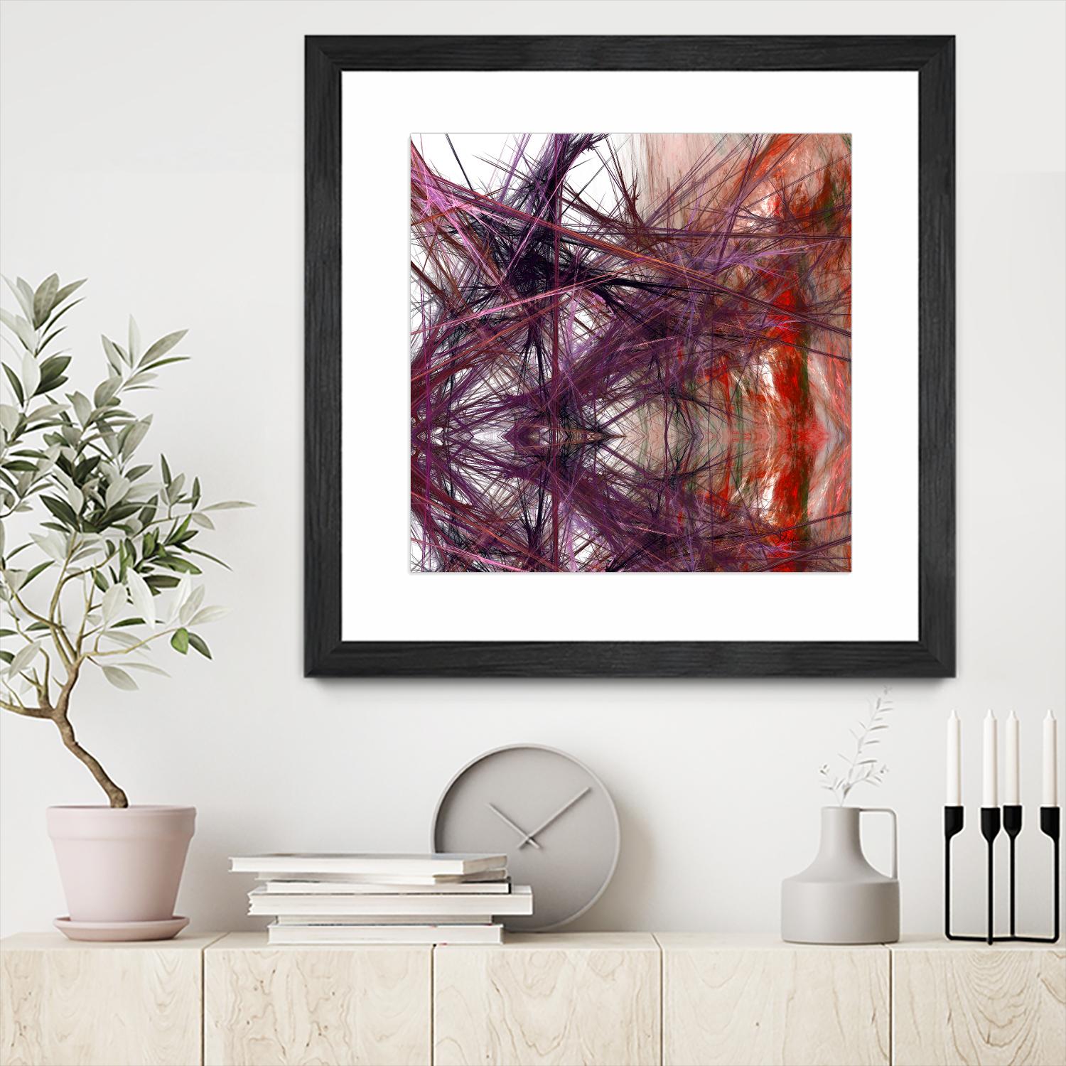 Purple Light III by Jean-François Dupuis on GIANT ART - pink abstract