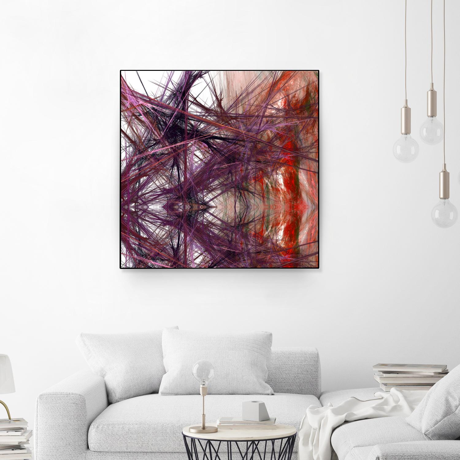 Purple Light III by Jean-François Dupuis on GIANT ART - pink abstract