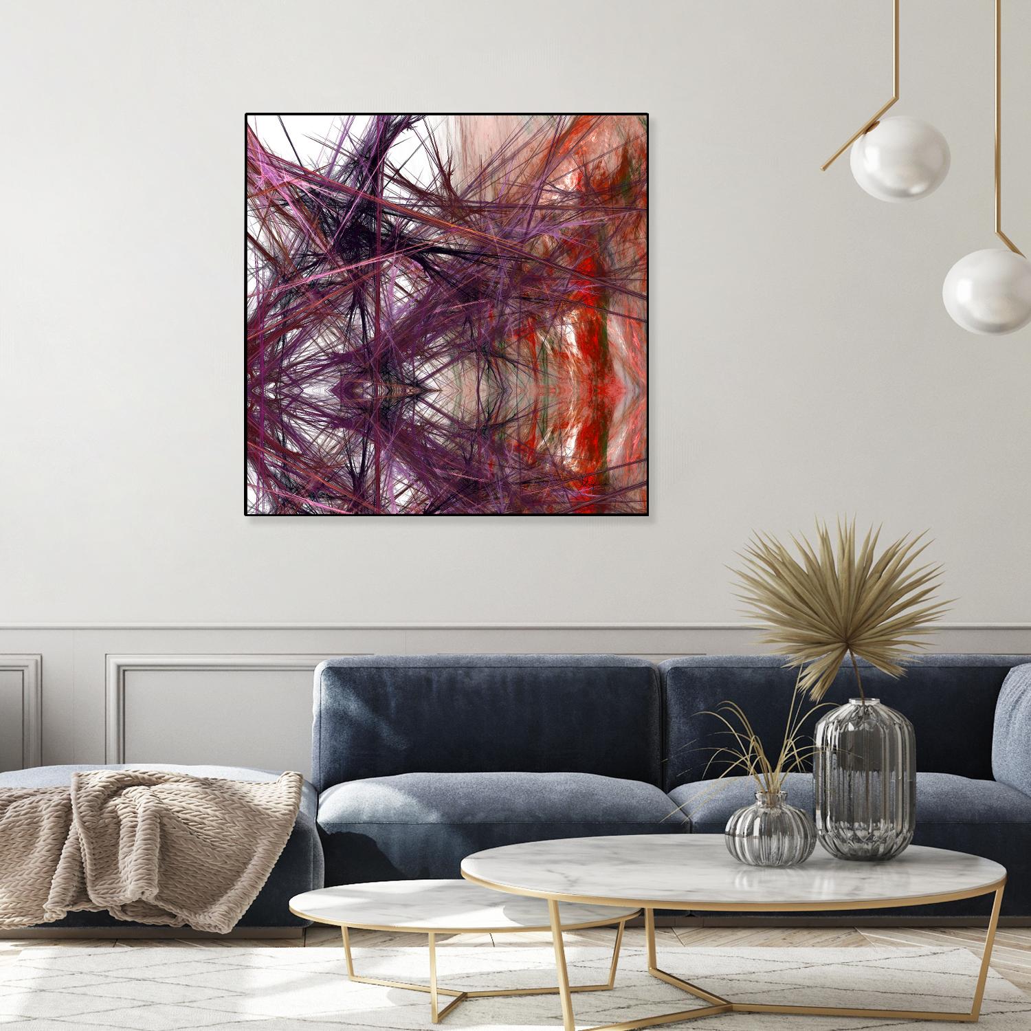 Purple Light III by Jean-François Dupuis on GIANT ART - pink abstract