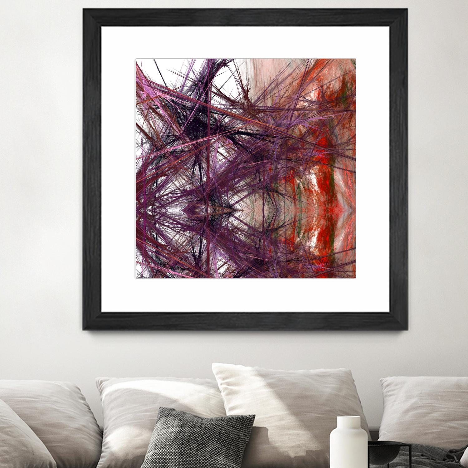 Purple Light III by Jean-François Dupuis on GIANT ART - pink abstract