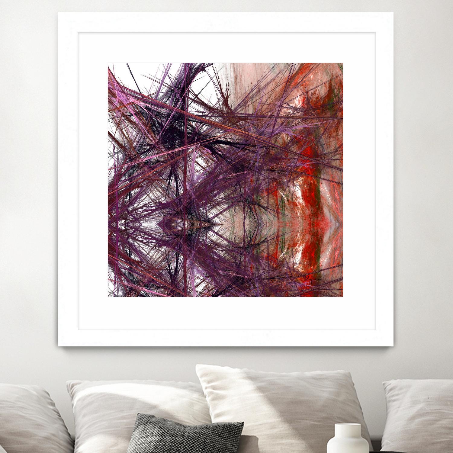 Purple Light III by Jean-François Dupuis on GIANT ART - pink abstract