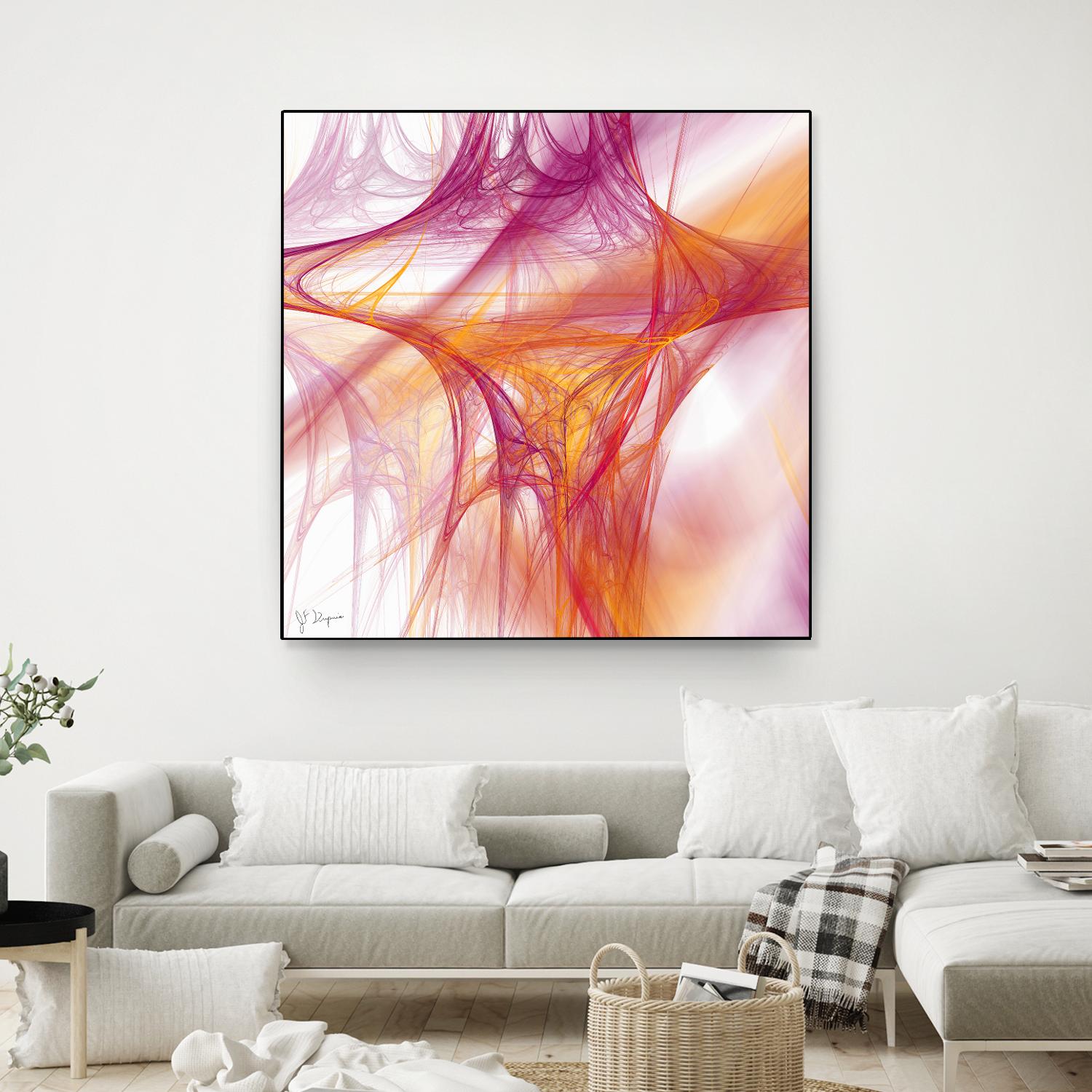 Mutation II by Jean-François Dupuis on GIANT ART - pink abstract