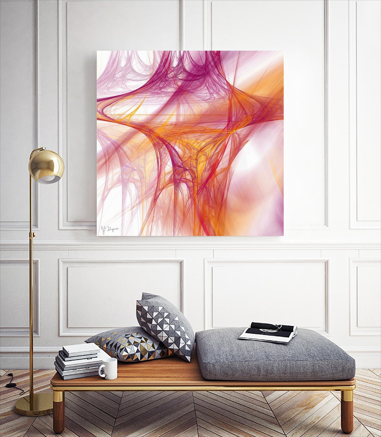 Mutation II by Jean-François Dupuis on GIANT ART - pink digital quebecois