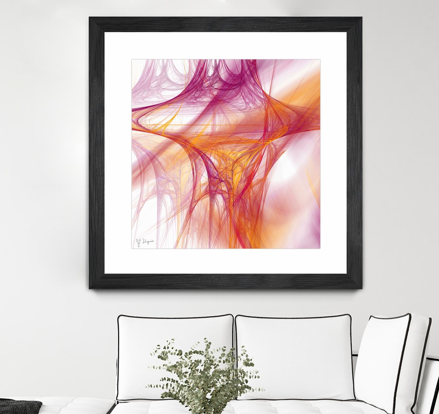 Mutation II by Jean-François Dupuis on GIANT ART - pink abstract