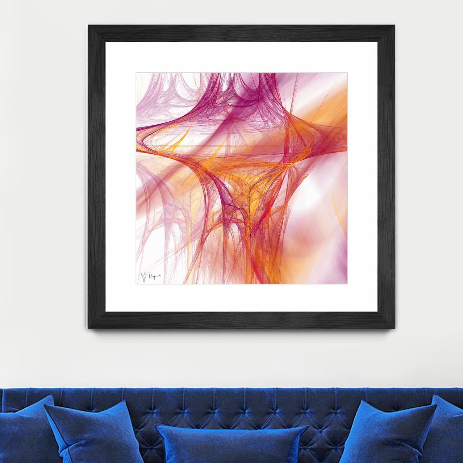 Mutation II by Jean-François Dupuis on GIANT ART - pink abstract