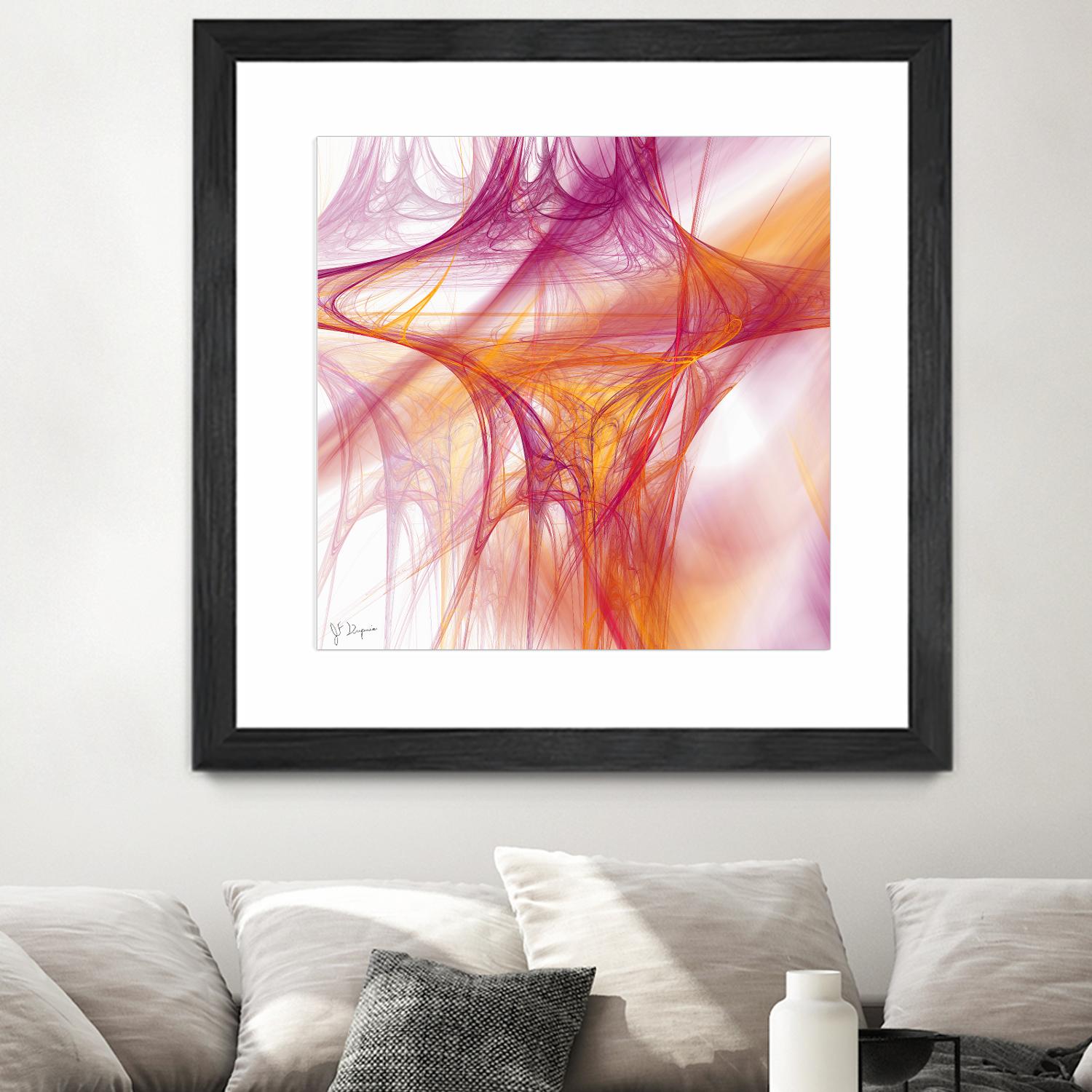 Mutation II by Jean-François Dupuis on GIANT ART - pink abstract