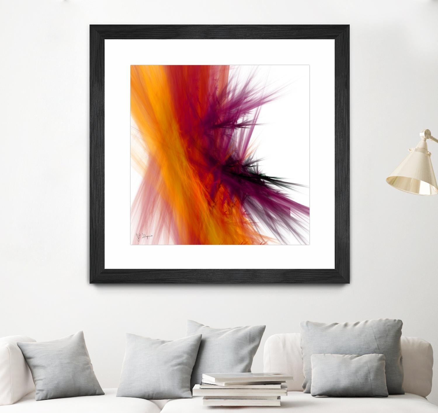 Mutation V by Jean-François Dupuis on GIANT ART - yellow abstract