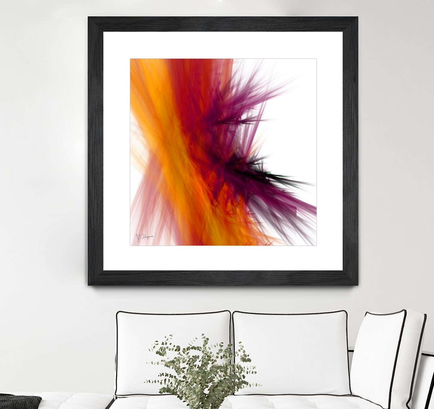 Mutation V by Jean-François Dupuis on GIANT ART - yellow abstract