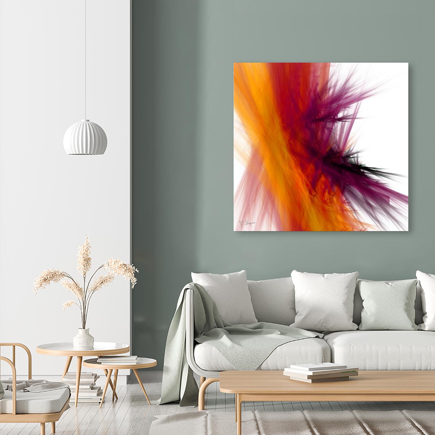 Mutation V by Jean-François Dupuis on GIANT ART - red digital canadien