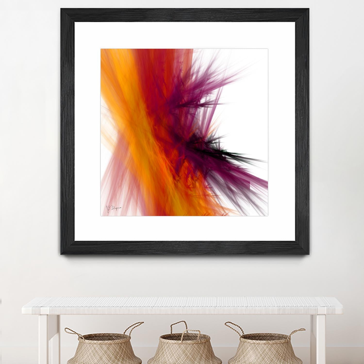 Mutation V by Jean-François Dupuis on GIANT ART - yellow abstract