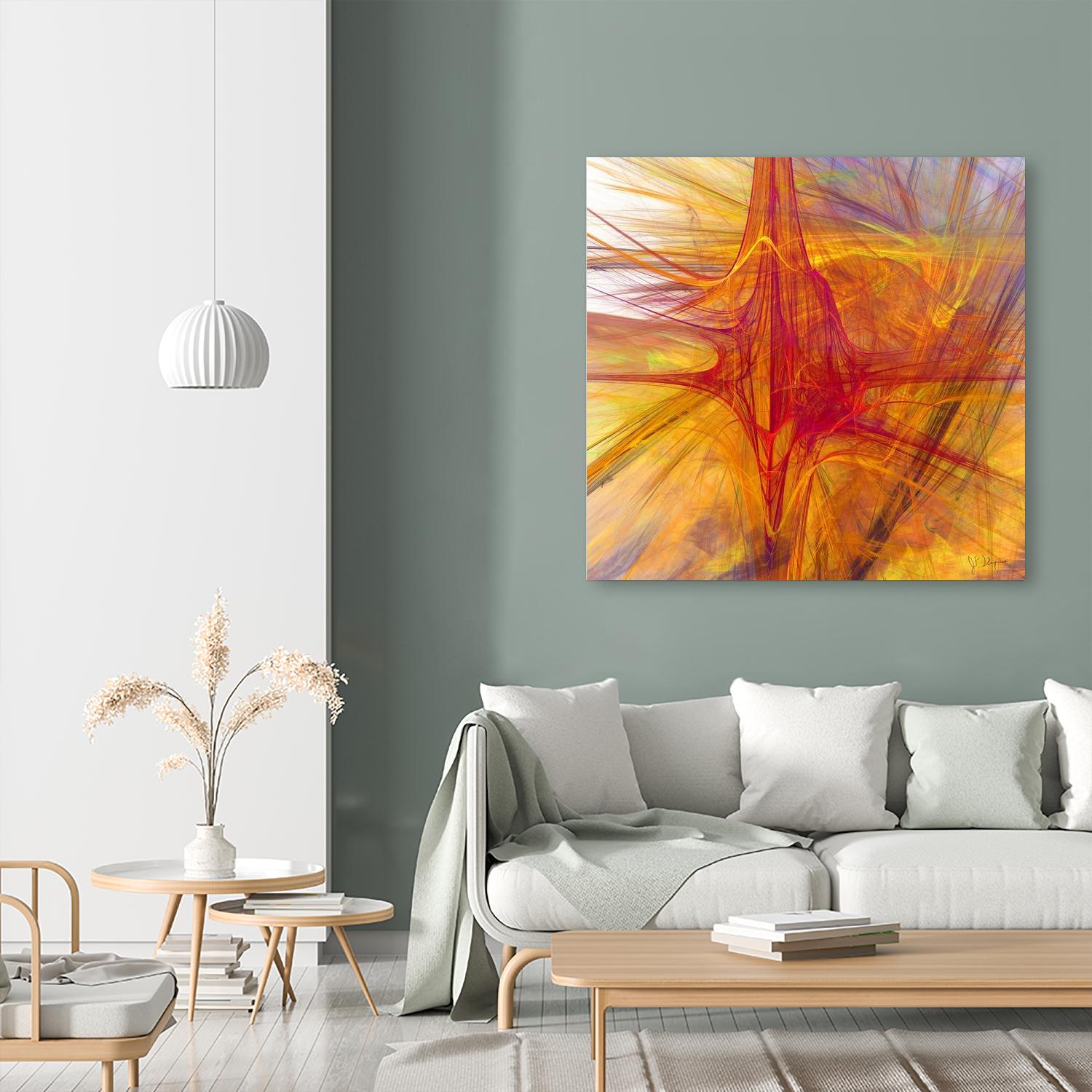 Mutation VI by Jean-François Dupuis on GIANT ART - red digital canadien