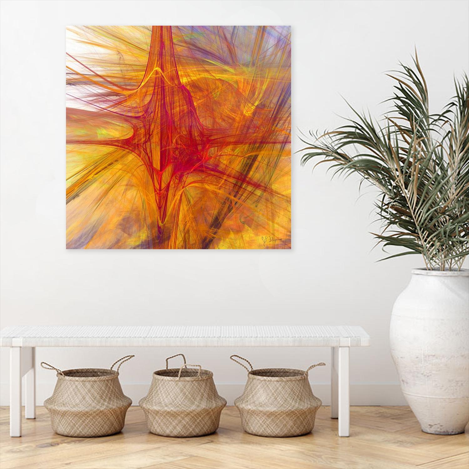 Mutation VI by Jean-François Dupuis on GIANT ART - red digital canadien