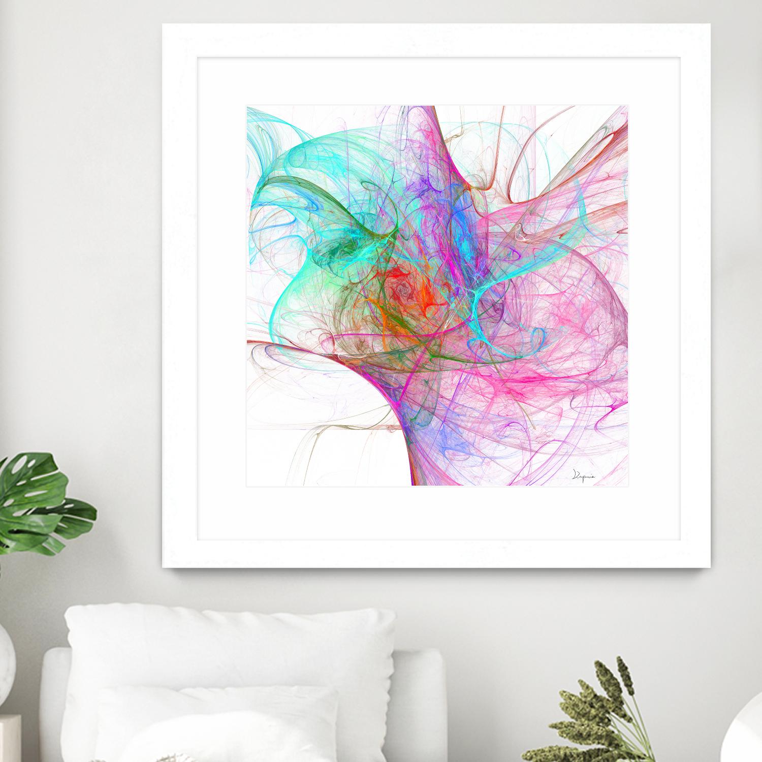 Fractalis I by Jean-François Dupuis on GIANT ART - pink digital québécois