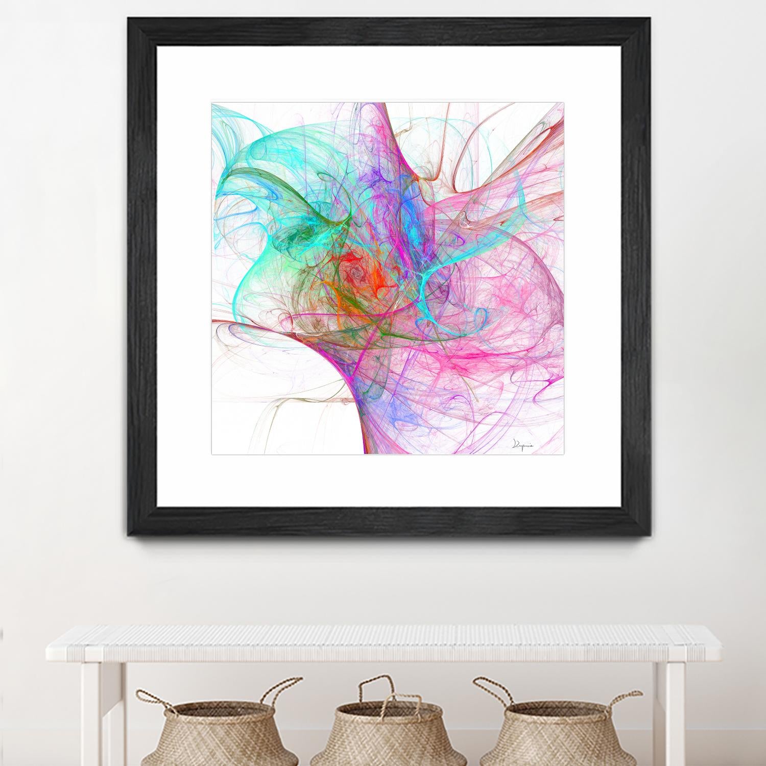 Fractalis I by Jean-François Dupuis on GIANT ART - pink digital québécois