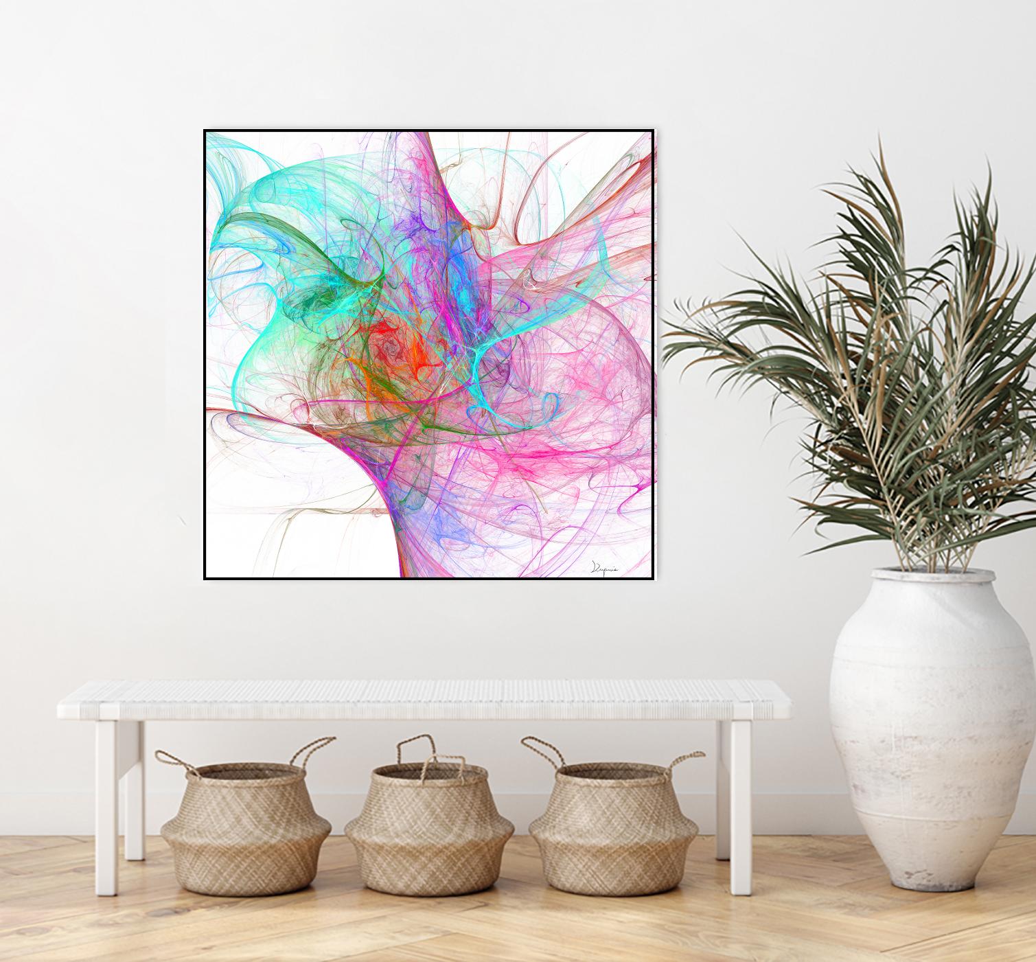 Fractalis I by Jean-François Dupuis on GIANT ART - pink digital québécois