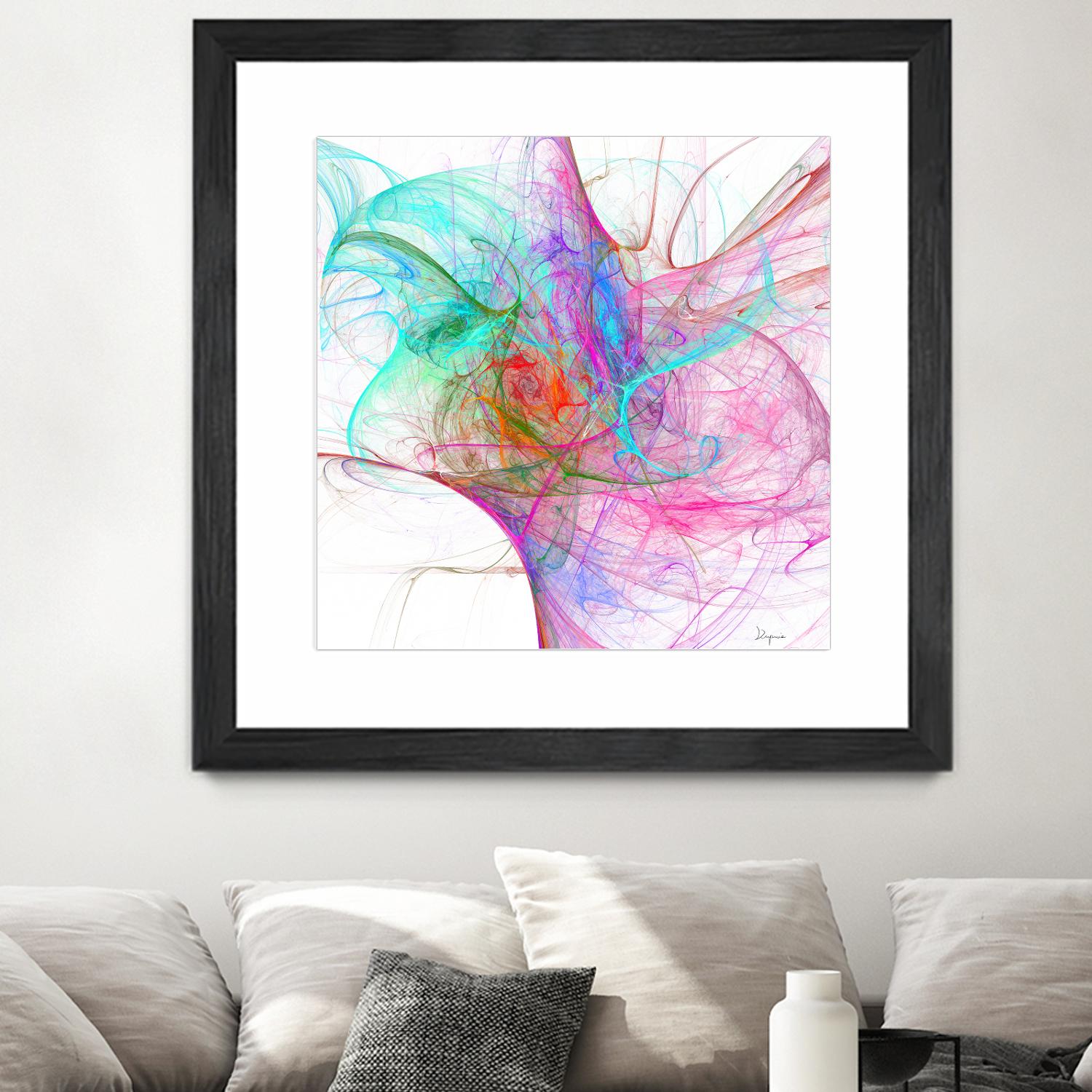 Fractalis I by Jean-François Dupuis on GIANT ART - pink digital québécois