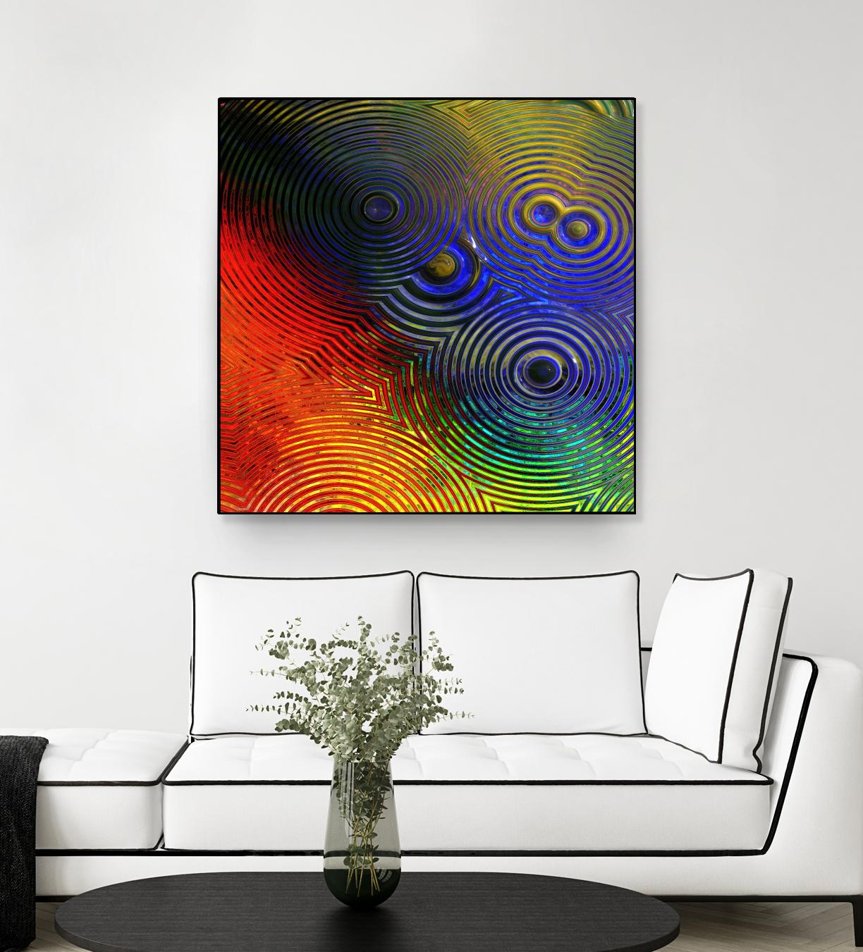 Colorful Abstract I by Jean-François Dupuis on GIANT ART - blue abstract