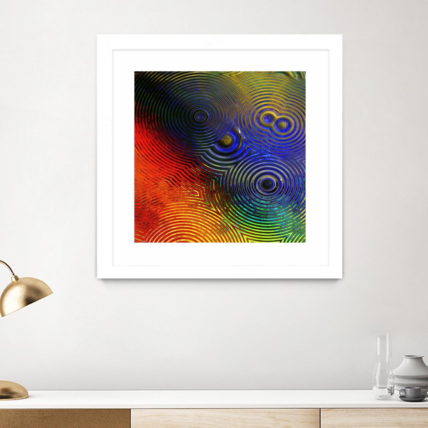 Colorful Abstract I by Jean-François Dupuis on GIANT ART - blue abstract