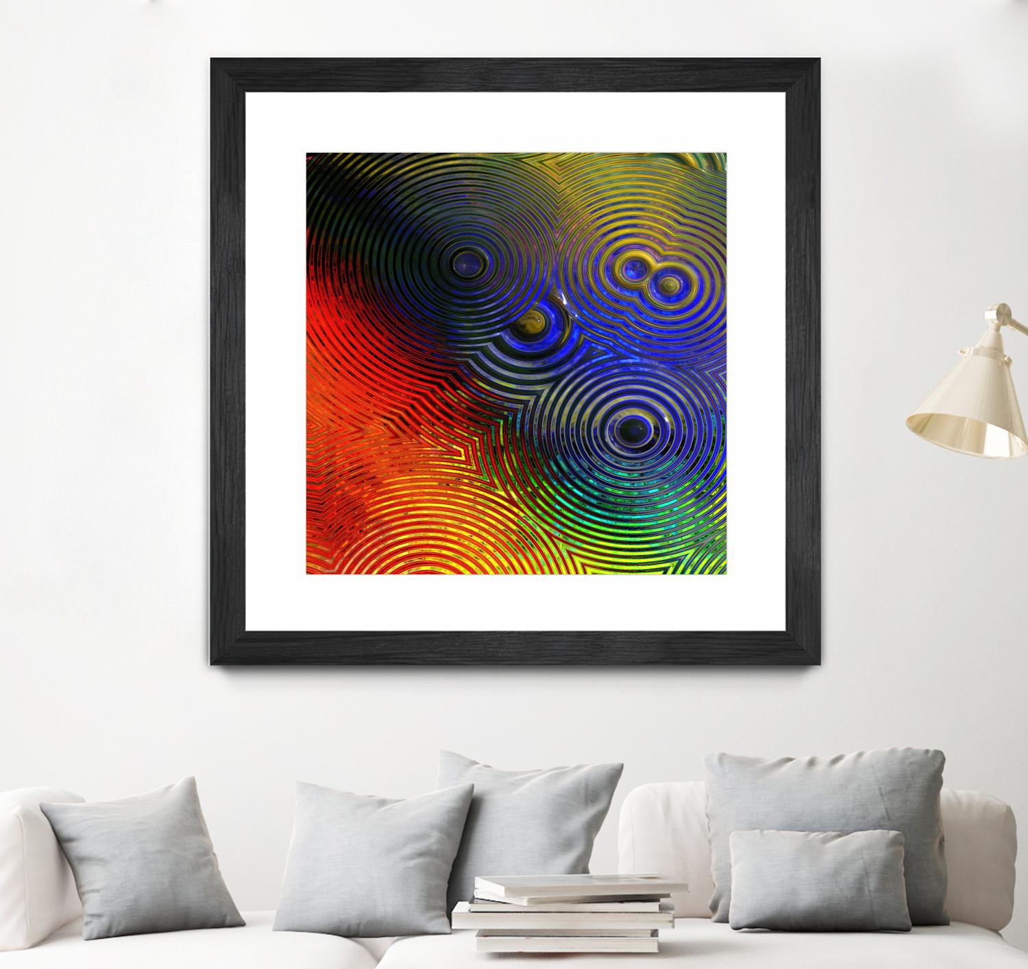 Colorful Abstract I by Jean-François Dupuis on GIANT ART - blue abstract