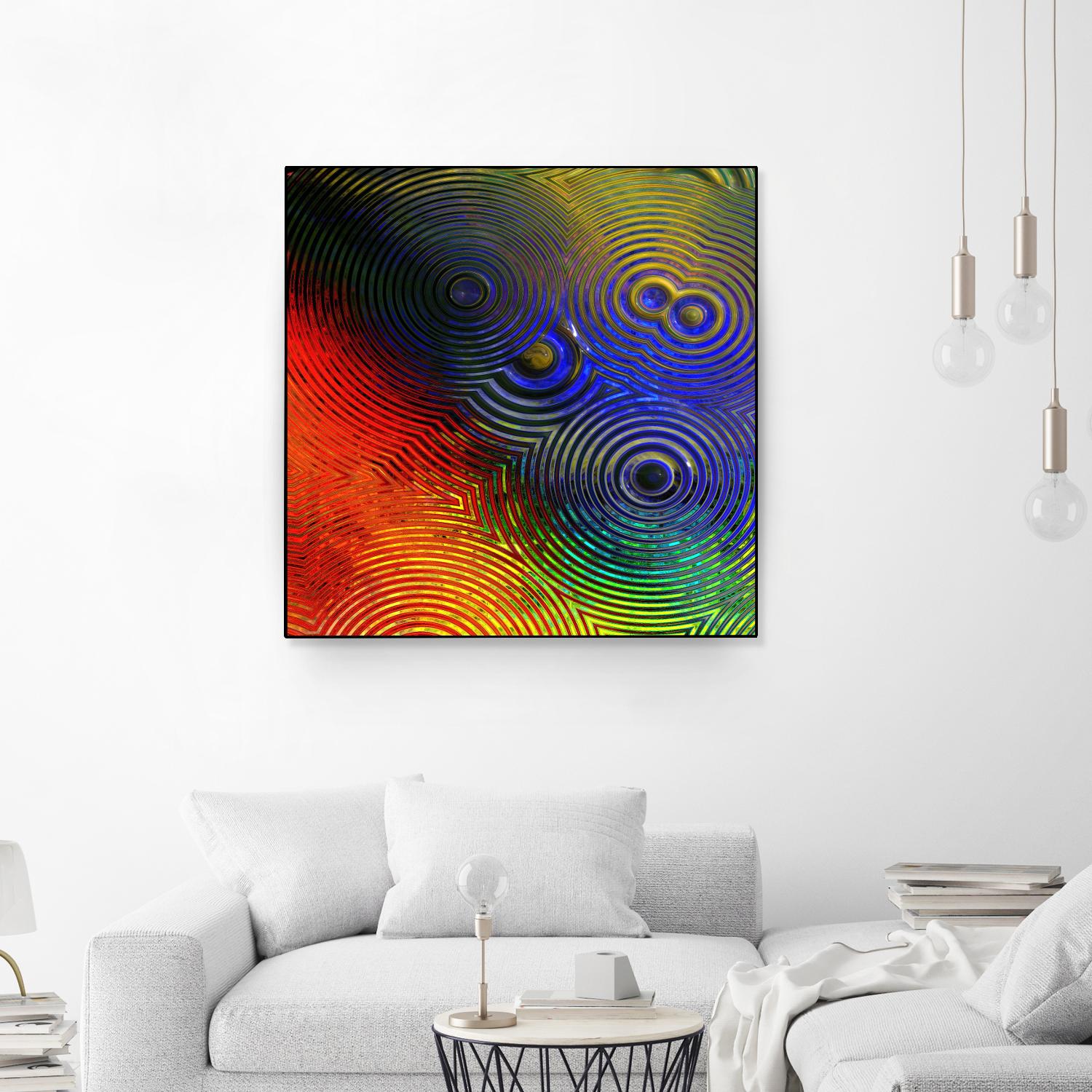 Colorful Abstract I by Jean-François Dupuis on GIANT ART - blue abstract