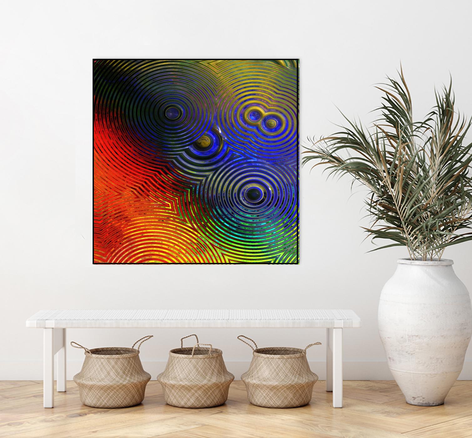 Colorful Abstract I by Jean-François Dupuis on GIANT ART - blue abstract